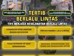 Polres Luwu Timur Ajak Warga Tertib Berlalu Lintas