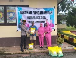 Ton Beras Ludes Diserbu Warga, Polsek Burau Gelar Gerakan Pangan Murah