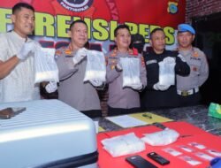Satresnarkoba Polresta Palu Gagalkan Penyelundupan Sabu 3,5 Kg di Bandara Mutiara