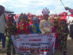 Camat Malili Lepas 27 Peserta TK/PAUD dalam Karnaval HUT RI ke-80