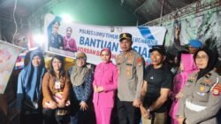 Polres Luwu Timur dan 11 Polsek Salurkan Bantuan untuk Korban Kebakaran Sorowako