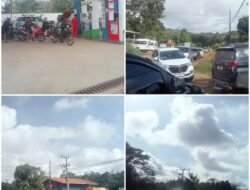 Antrean Mengular di SPBU Asuli Akibat Dua SPBU Tutup Karena Kehabisan BBM