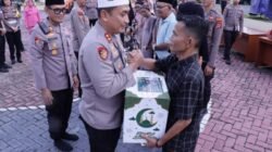 Kapolres Morowali Serahkan Bingkisan Lebaran kepada Jurnalis, Pererat Sinergi dengan Insan Pers