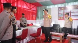 Kapolres Luwu Timur Cek Posko Pelayanan Terpadu, Pastikan Mudik Aman dan Lancar Posko Ketupat