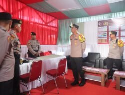 Kapolres Luwu Timur Cek Posko Pelayanan Terpadu, Pastikan Mudik Aman dan Lancar Posko Ketupat